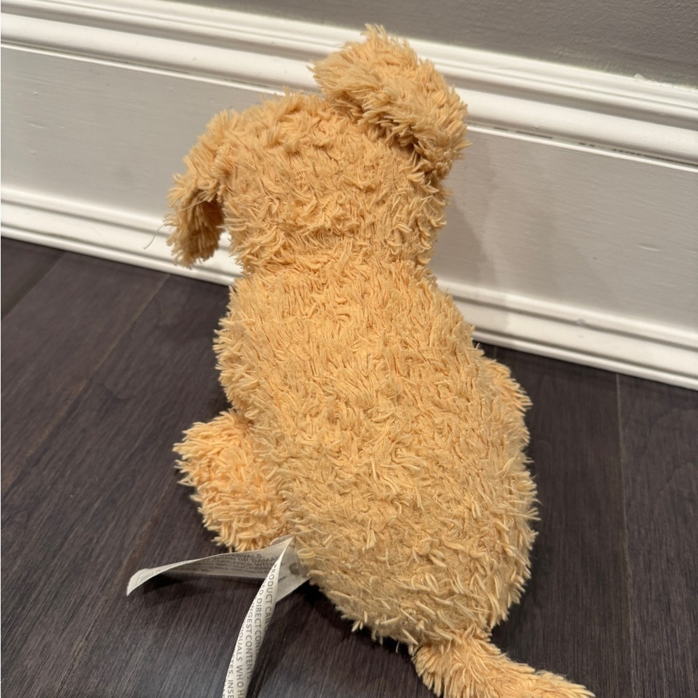 Warmies Cuddly Tan Golden Retriever Lab Goldendoodle Stuffed Weighted Dog Toy - Picture 2 of 4